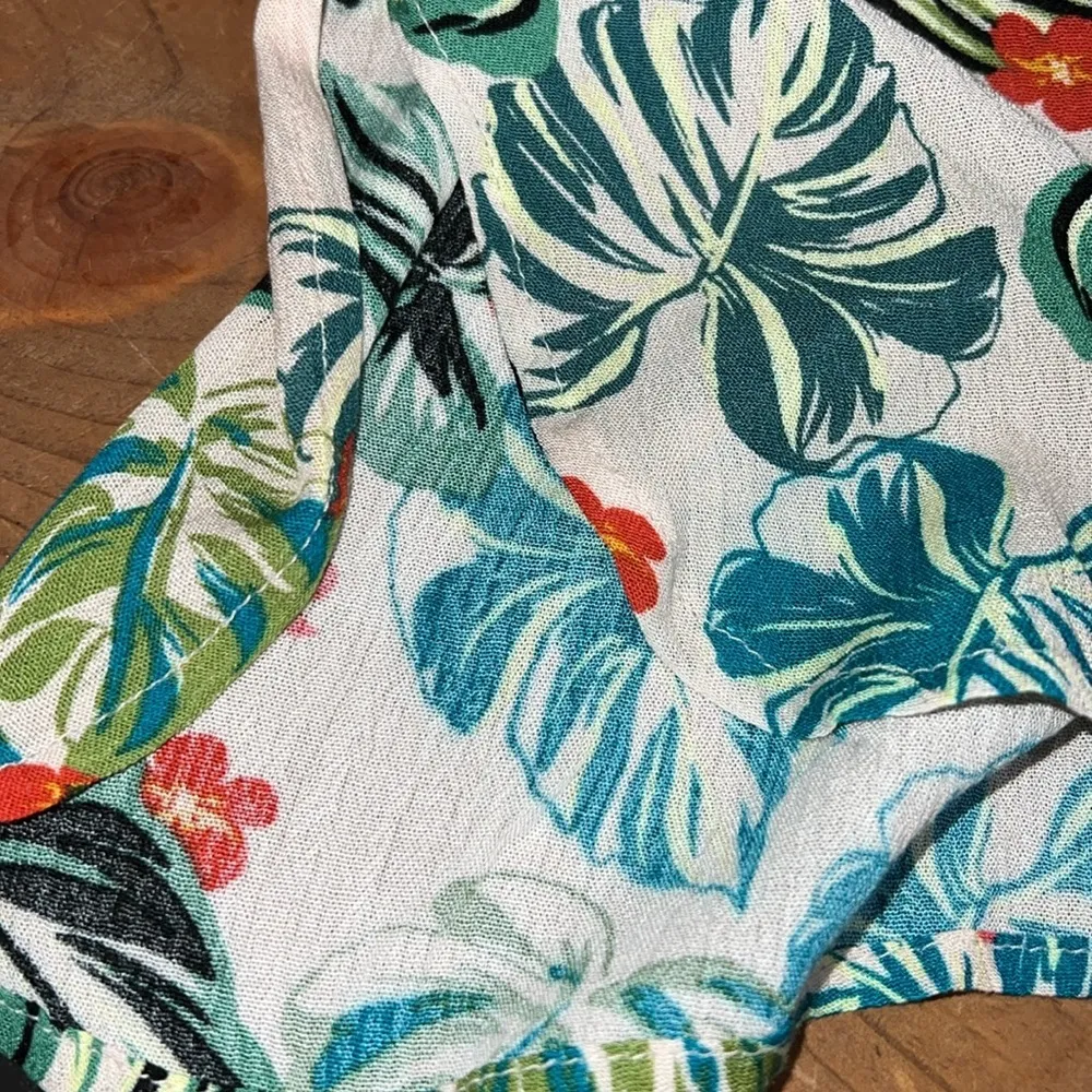 Lost + Wander  size XL/2XL Luau On The Beach Tunic with pockets button front NWT - Image 12