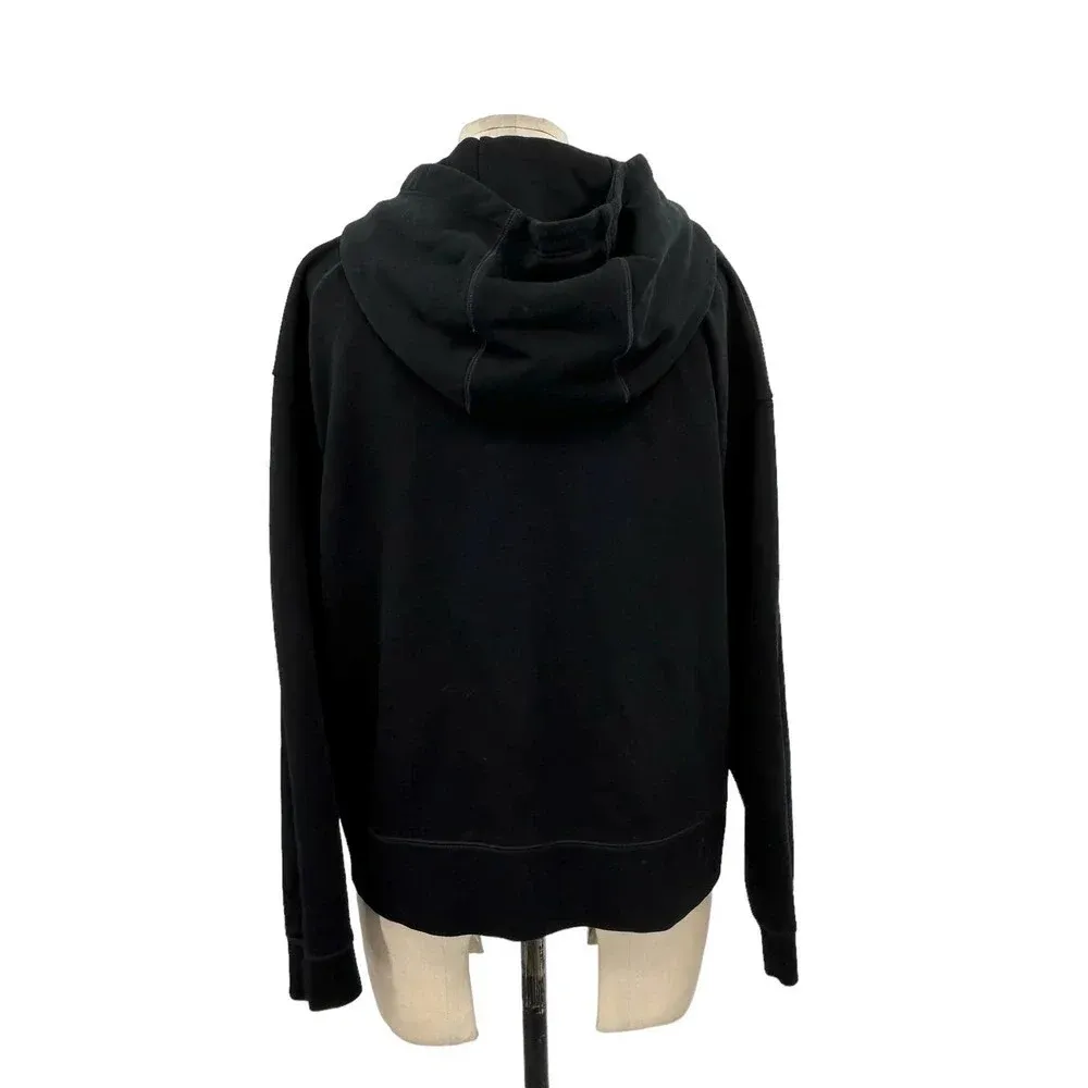 Bombas Black Pullover Hoodie Sweatshirt Cotton Size Large‎ - Image 5