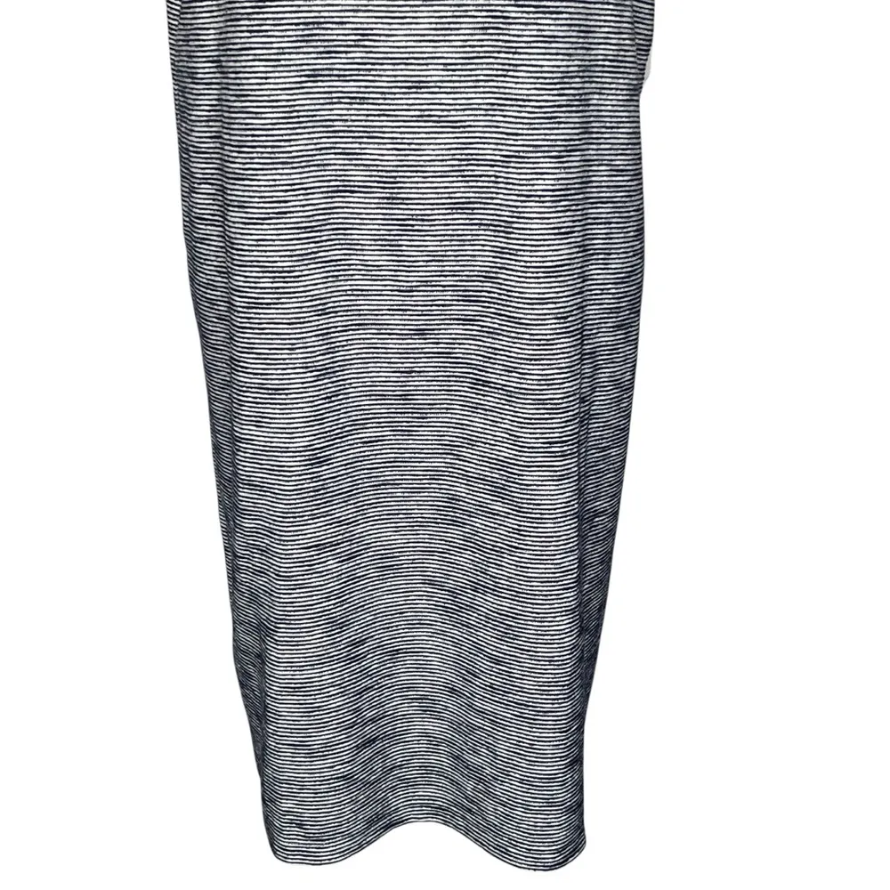 Chico’s Itsy Bitsy Texture Boat Neck Dress Women’s Size 2 Regular Size L/12 Blue - Image 3