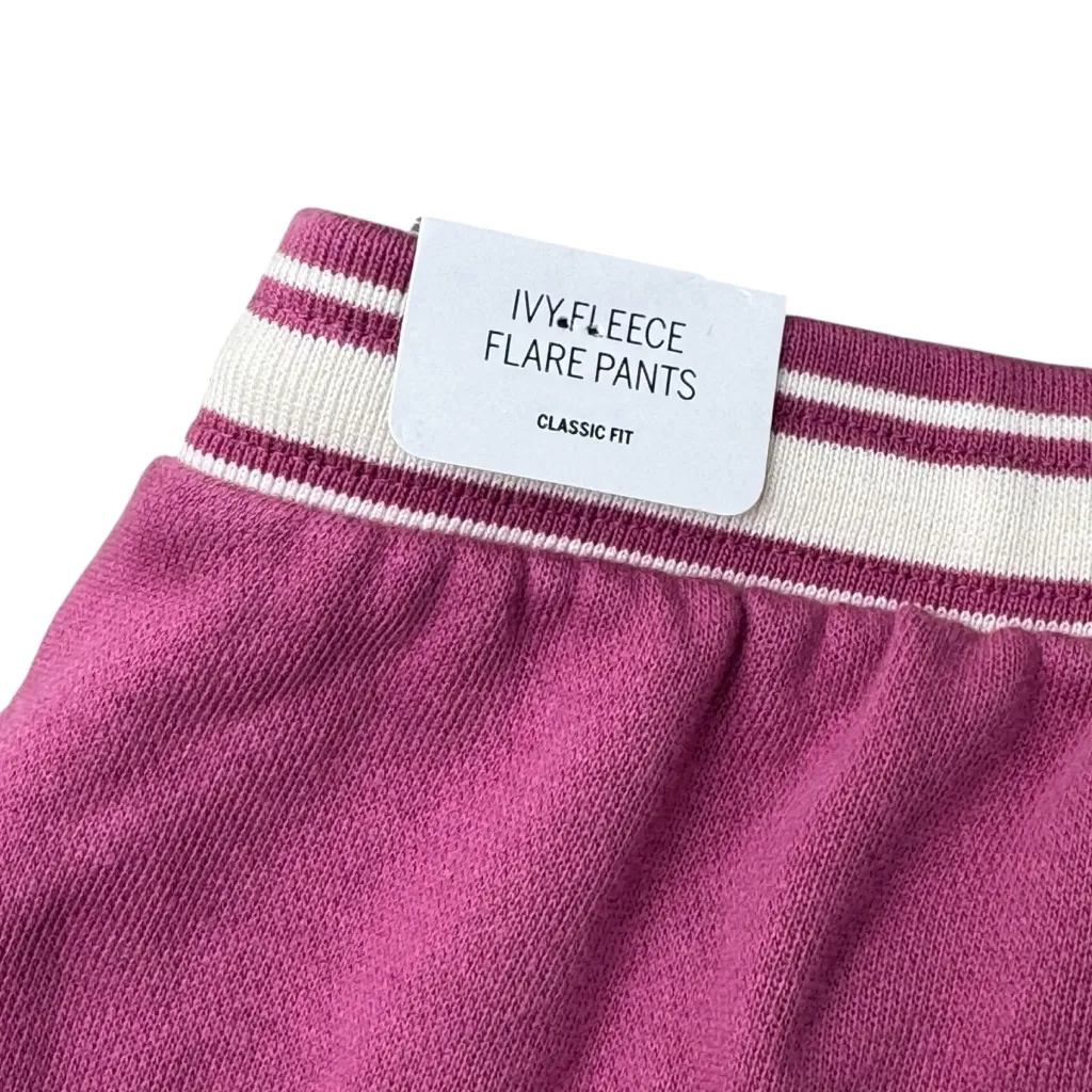 NWT PINK Victoria's Secret Ivy Fleece Flare Split Hem Classic Fit Sweatpants - Image 9