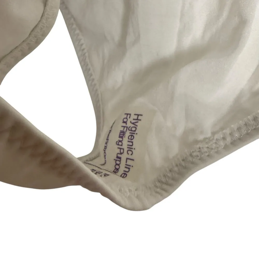 Norma Kamali Dash Dash Mio White Mesh One Piece Swimsuit Size Medium - Image 8