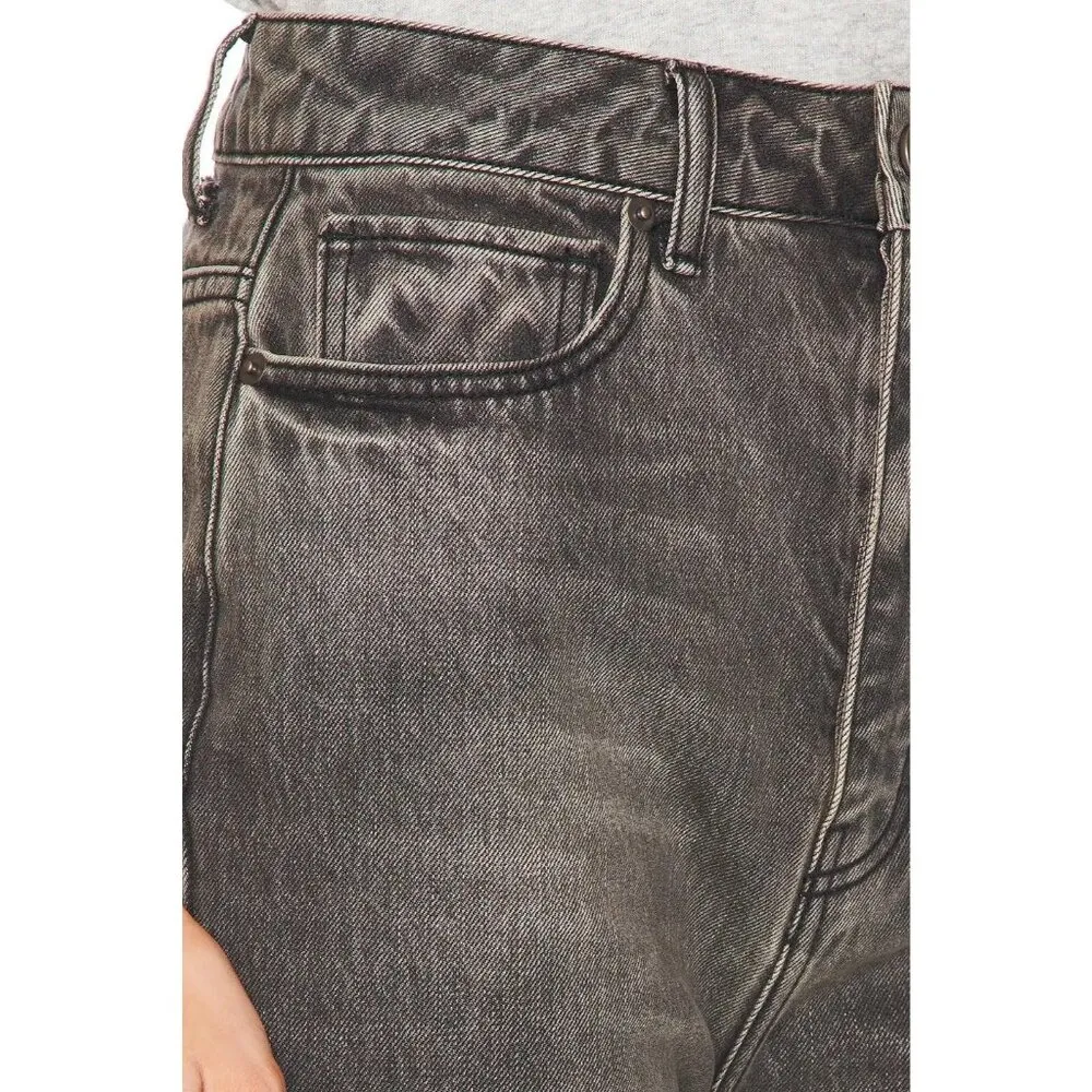 Fear of God ESSENTIALS High Waisted Fitted Leg Jeans in Vintage Black 26 New - Image 6