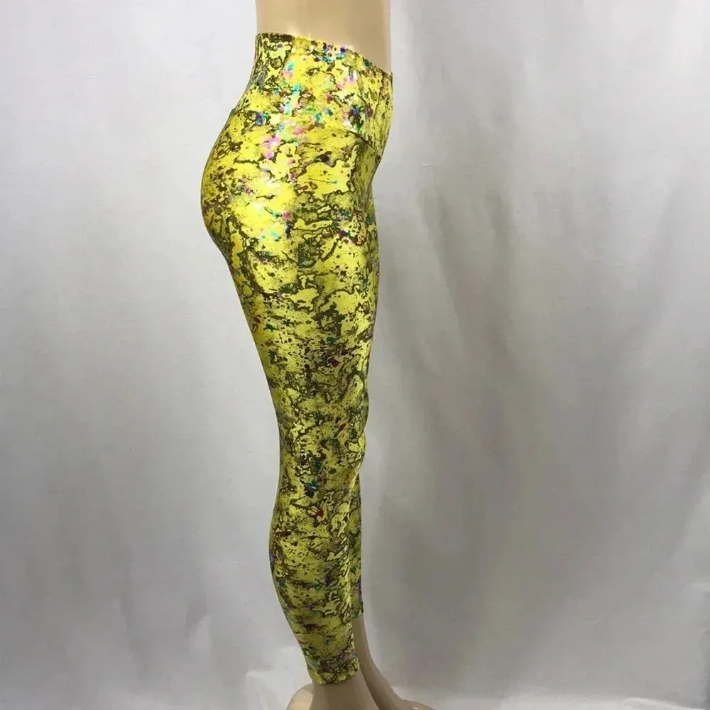 Zuliana Designer Activewear Two Piece Set Made In USA NWT Yellow - Image 7