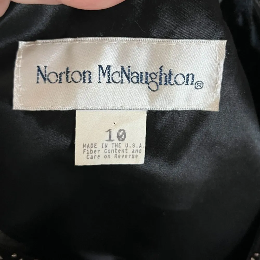 Vintage Norton McNaughton Sparkly Black Dressy Jacket - Image 5