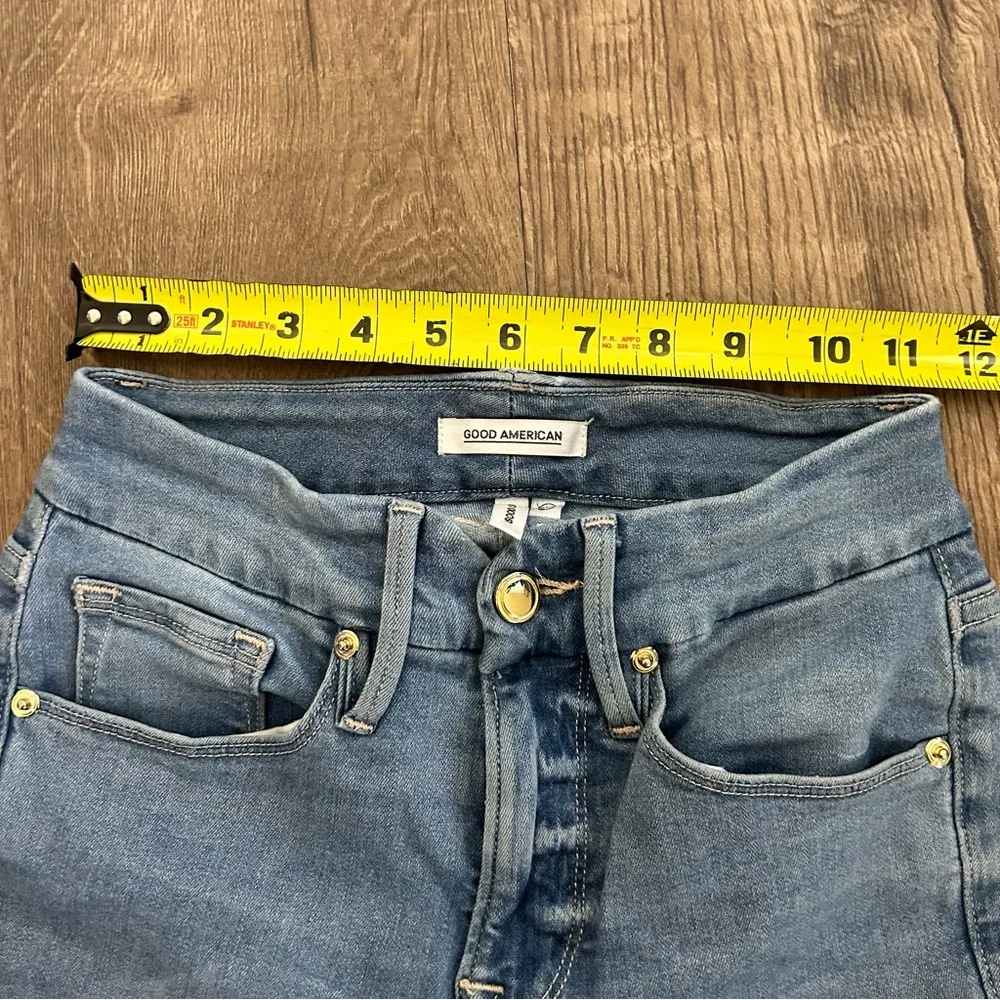 Good American Good Legs Ankle Skinny Jeans Blue 378 25 - Image 8