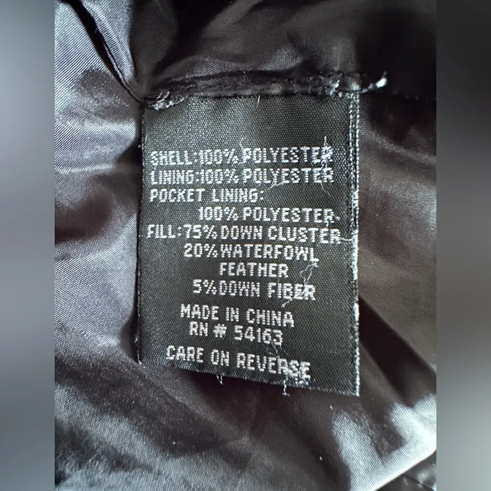 Kenneth Cole Reaction Black Quilted Down Zip Up Jacket - Image 8