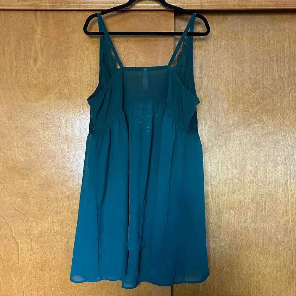 Cacique Scallop Lace Babydoll Cami Tank Lingerie in Plus Size 26/28 - Image 10