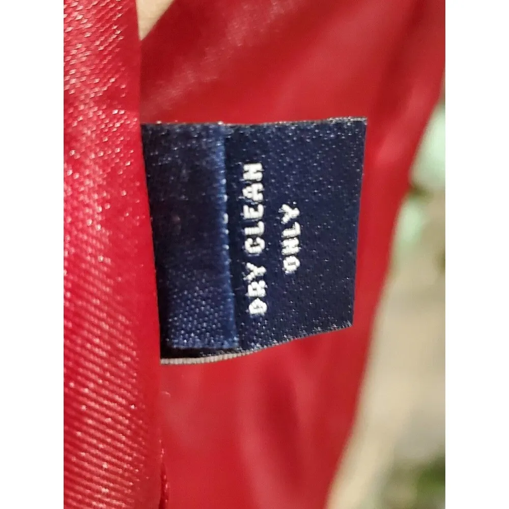 American Living Women's Red Wool Long Sleeve Double Breasted Peacoats Size XL - Image 10