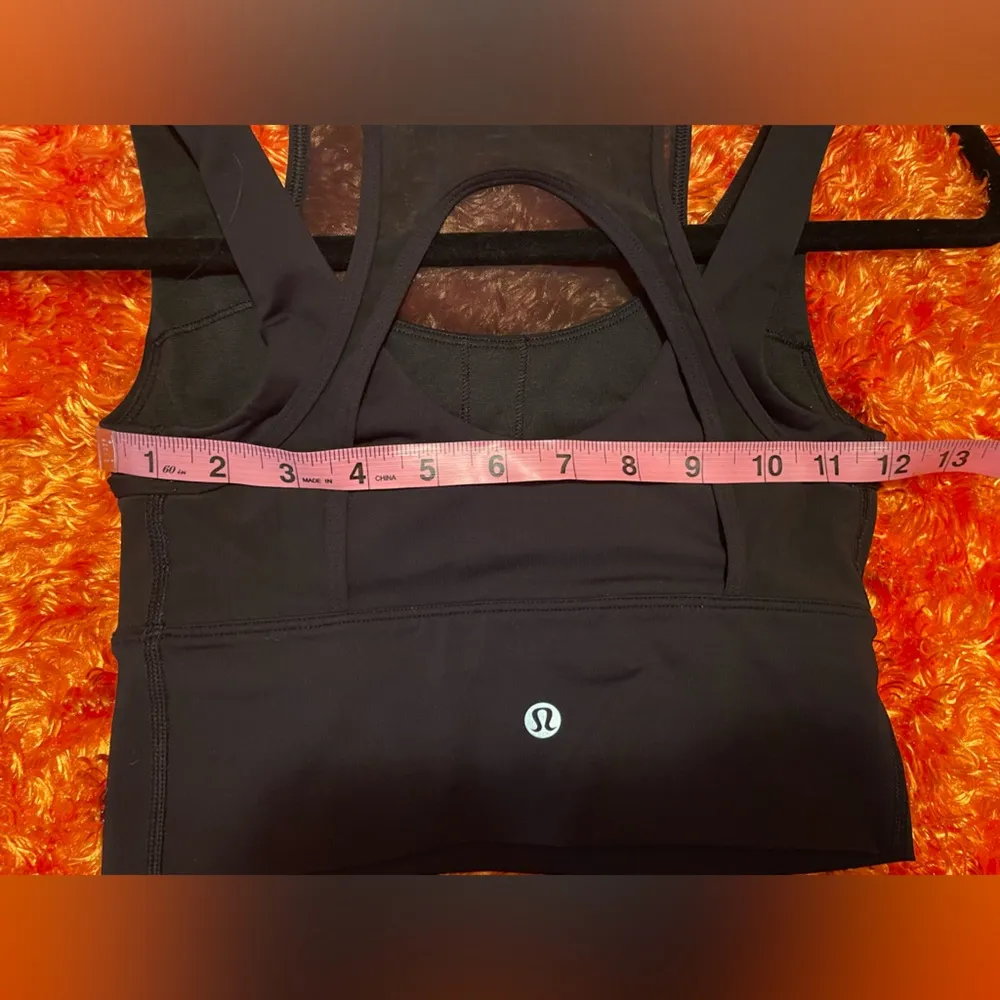 Lululemon Double Tap Long Line Bra - Black size 4 - Image 6
