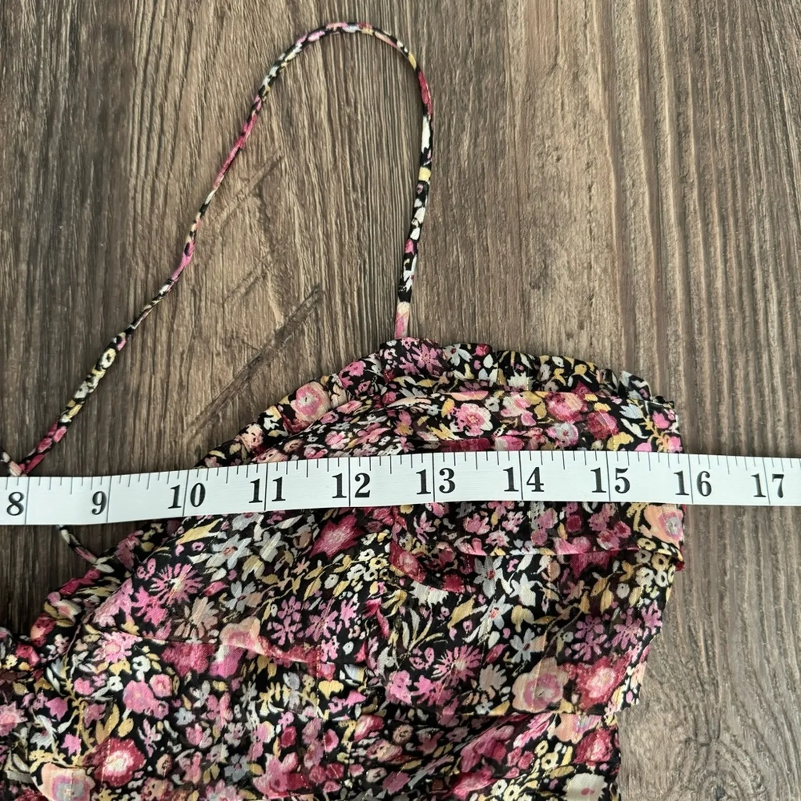 NEW For Love & Lemons Joelle Floral Maxi Dress M - Image 11