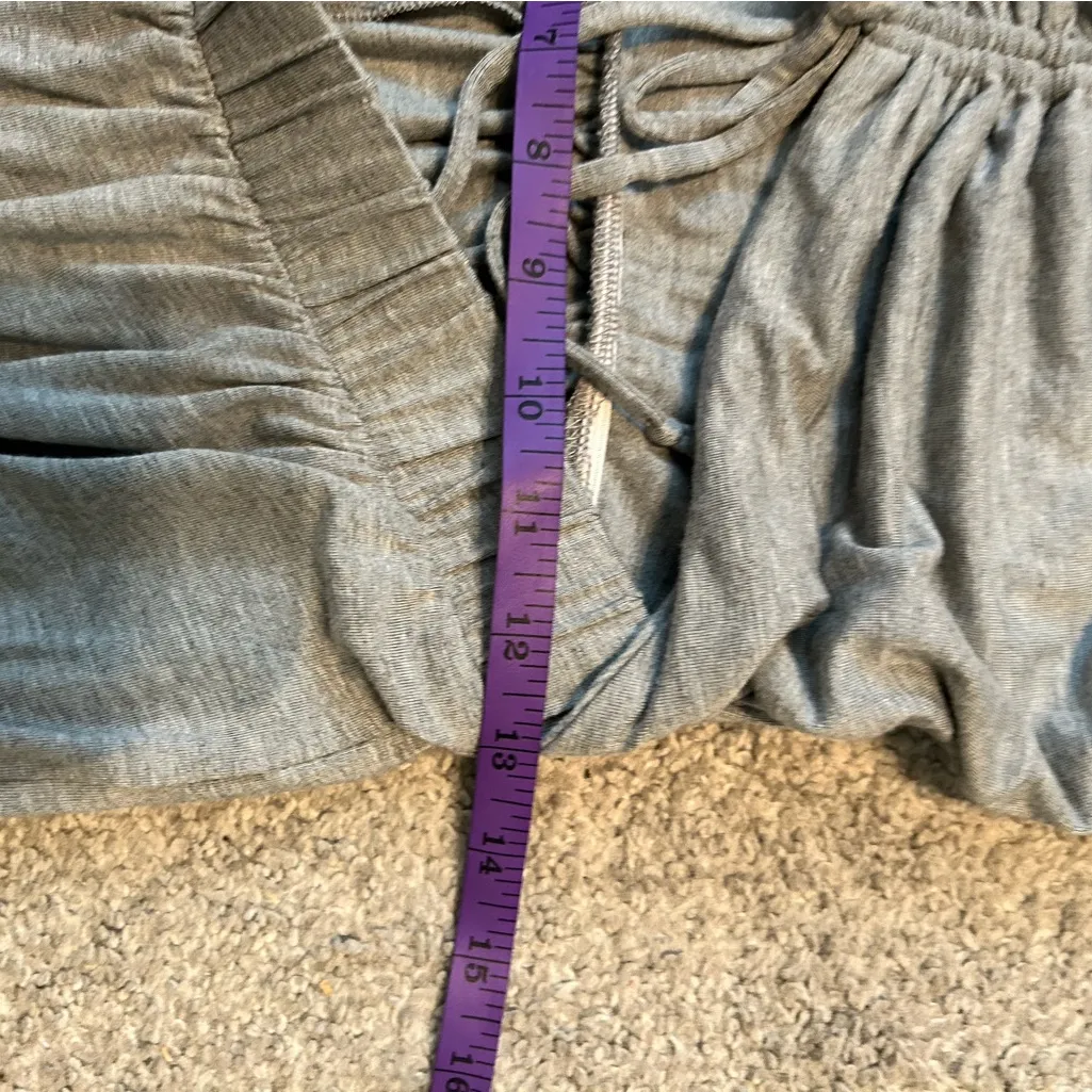 HYFVE CUTOUT RUCHED JUMPSUIT size large‎ gray - Image 9