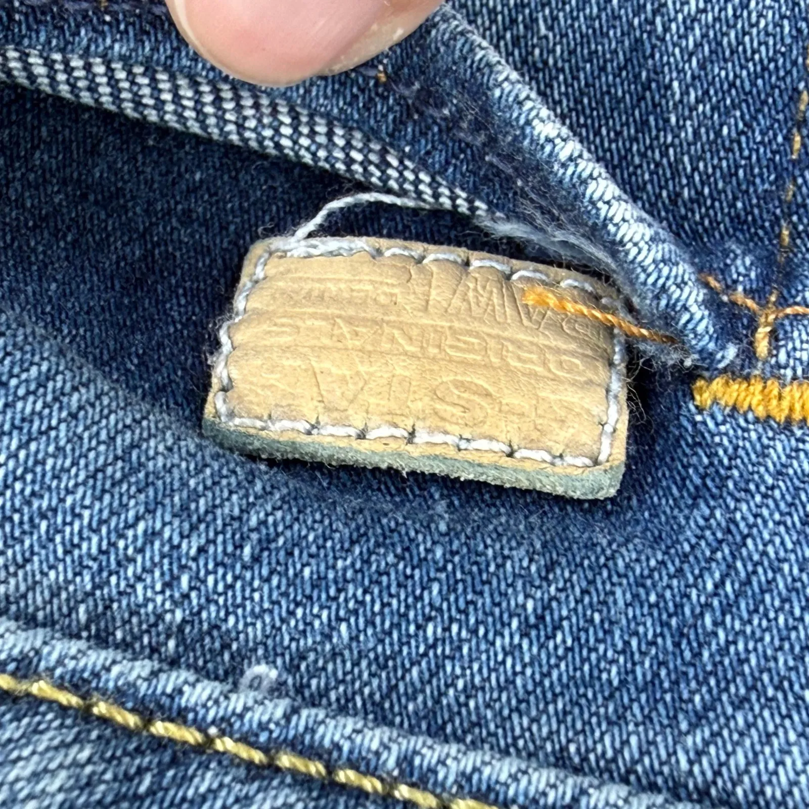 G Star Raw Kate Boyfriend Blue Wash Denim Jeans Straight Leg Pants Size 27 - Image 9