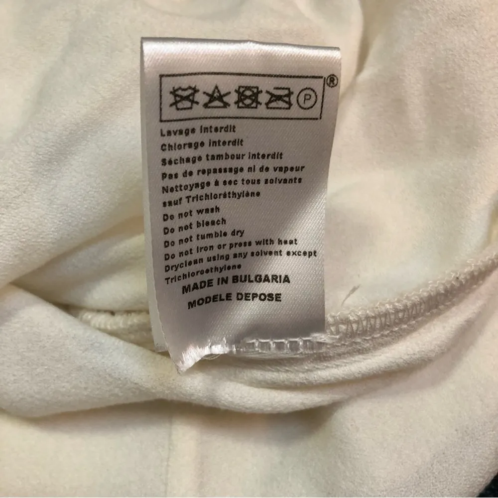 Maje Lila Fringe Long Sleeve Top Hot Pink Ombre Dip Dye White Magenta Bohemian S - Image 15