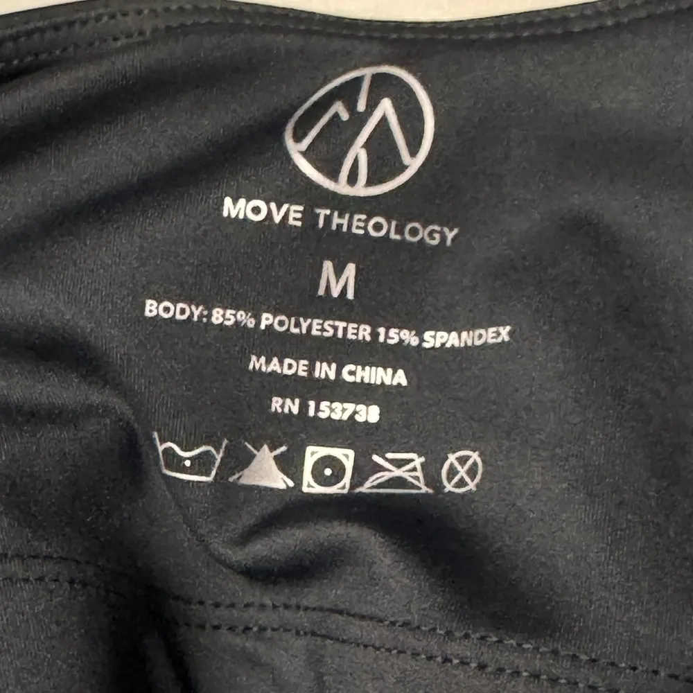 Move Theology Women's black Athletic Sporty Black and White Jumpsuit Sz M NWT Size M - Image 9