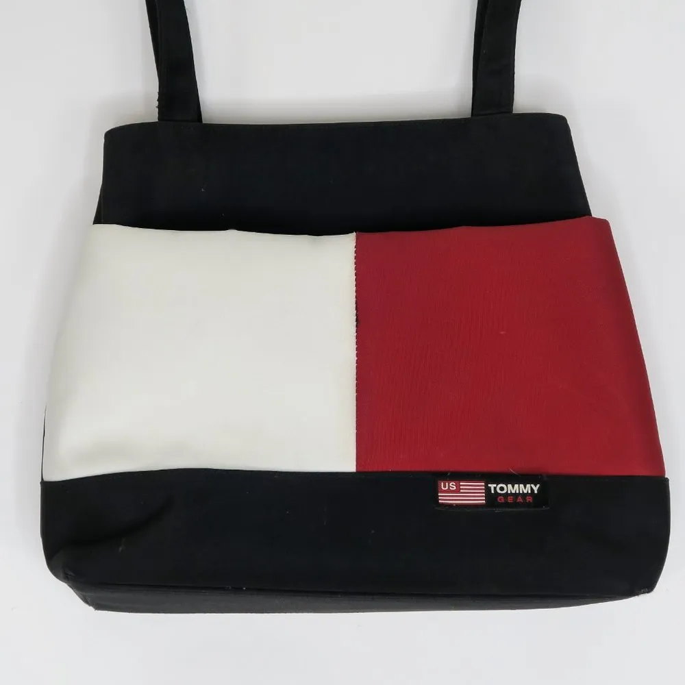 Vintage 90s Tommy Hilfiger Flag Shoulder Bag - Image 3
