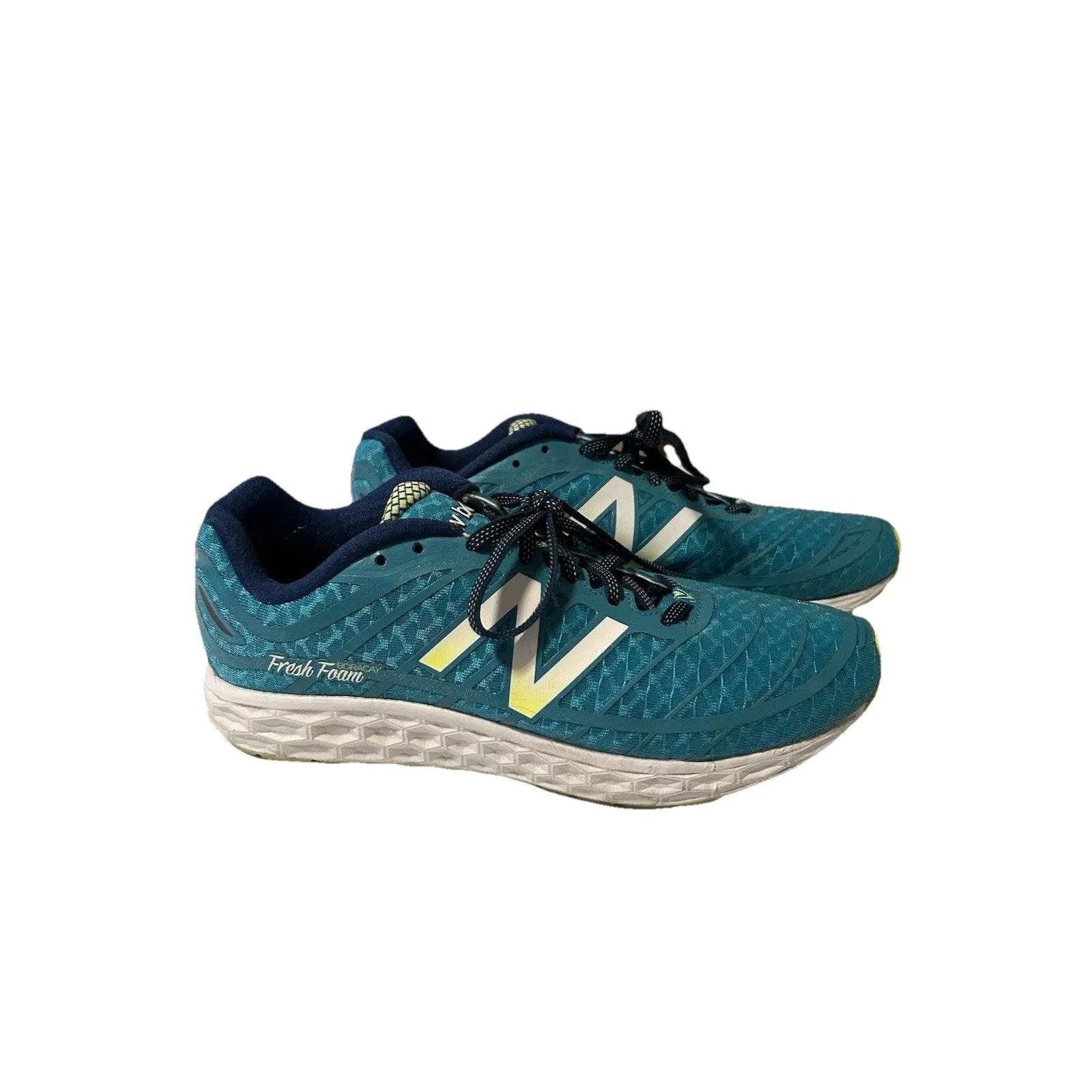 NEW BALANCE Shoes BORACAY Womens Size 9.5 Teal White FRESH FOAM Sneaker W980BB2 - Image 3