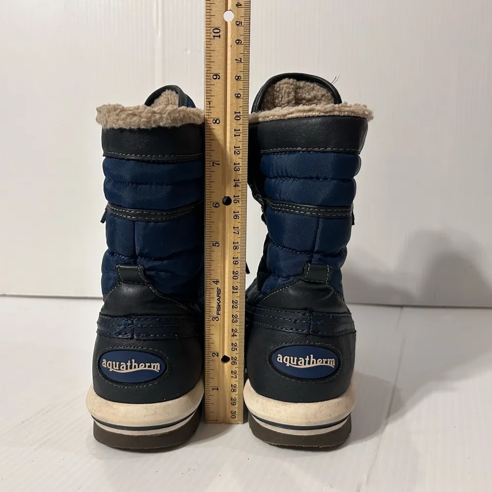 Aquatherm water resistance winter snow insulated boots women size 7 M Blue - Image 5