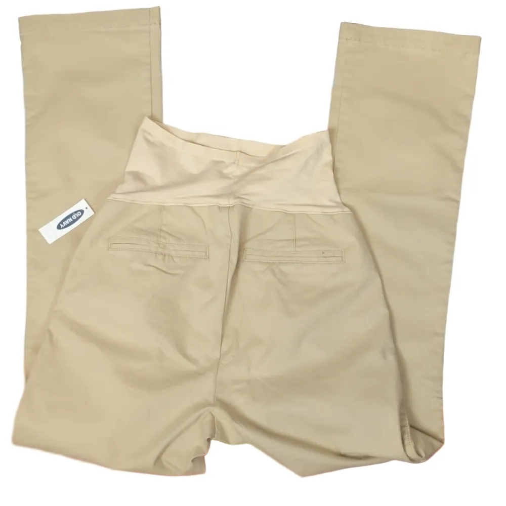Old navy maternity khaki pants size 4 short - Image 4