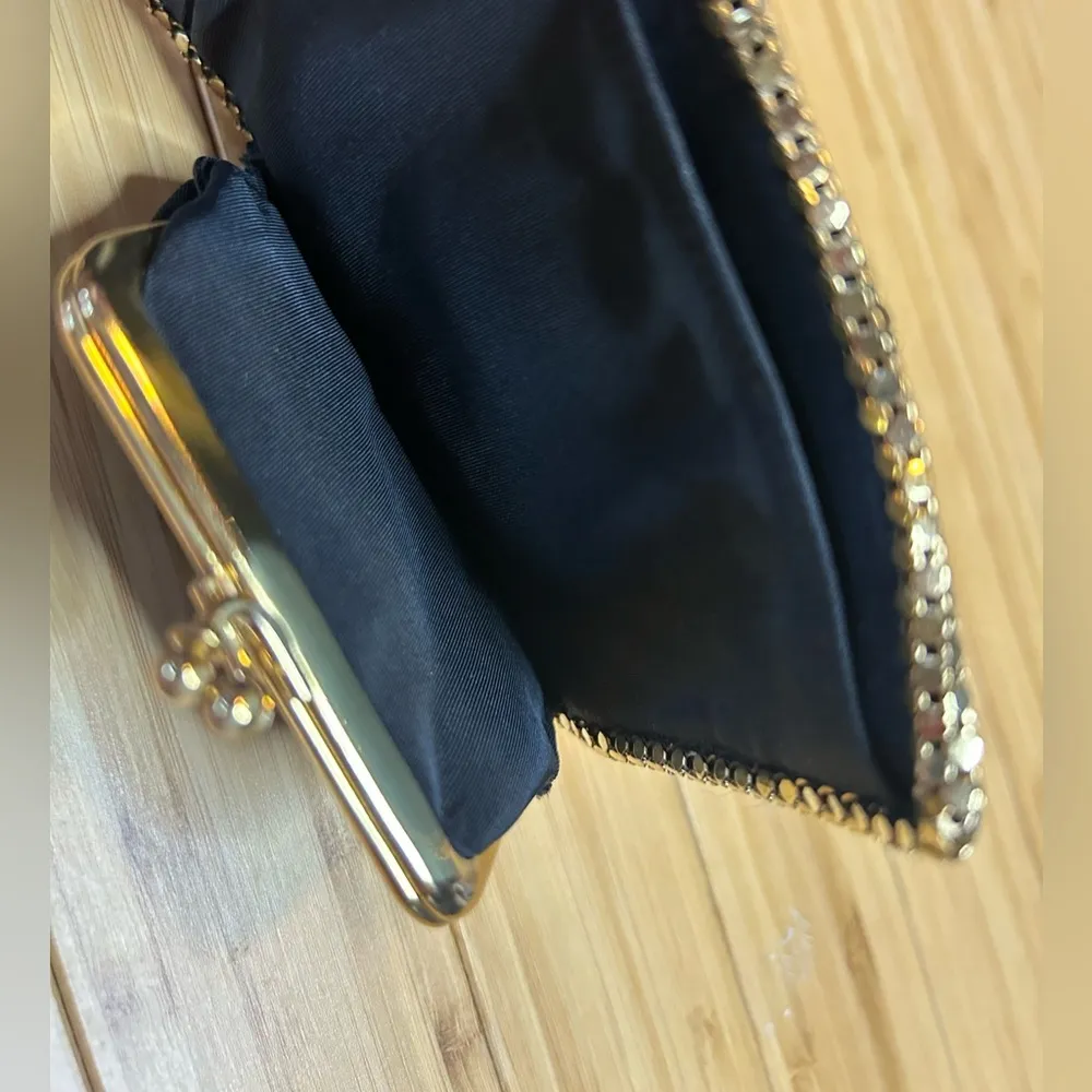 Vintage Whiting & Davis Gold Metal Mesh Wallet Change Purse - Image 7