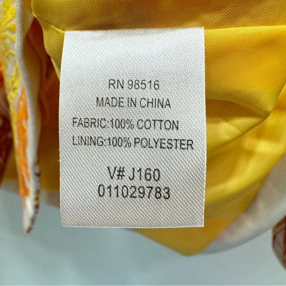 Coldwater Creek Mixed Floral Print Embroidered 3/4 Sleeve Button Front Jacket - Image 13