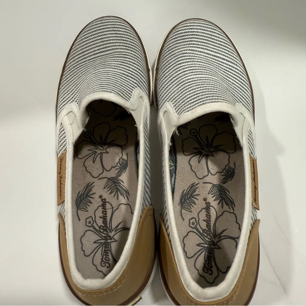 Tommy Bahama Slip On Sneakers Striped Casual Shoes Comfort Loafers Women's 7.5 - Image 6