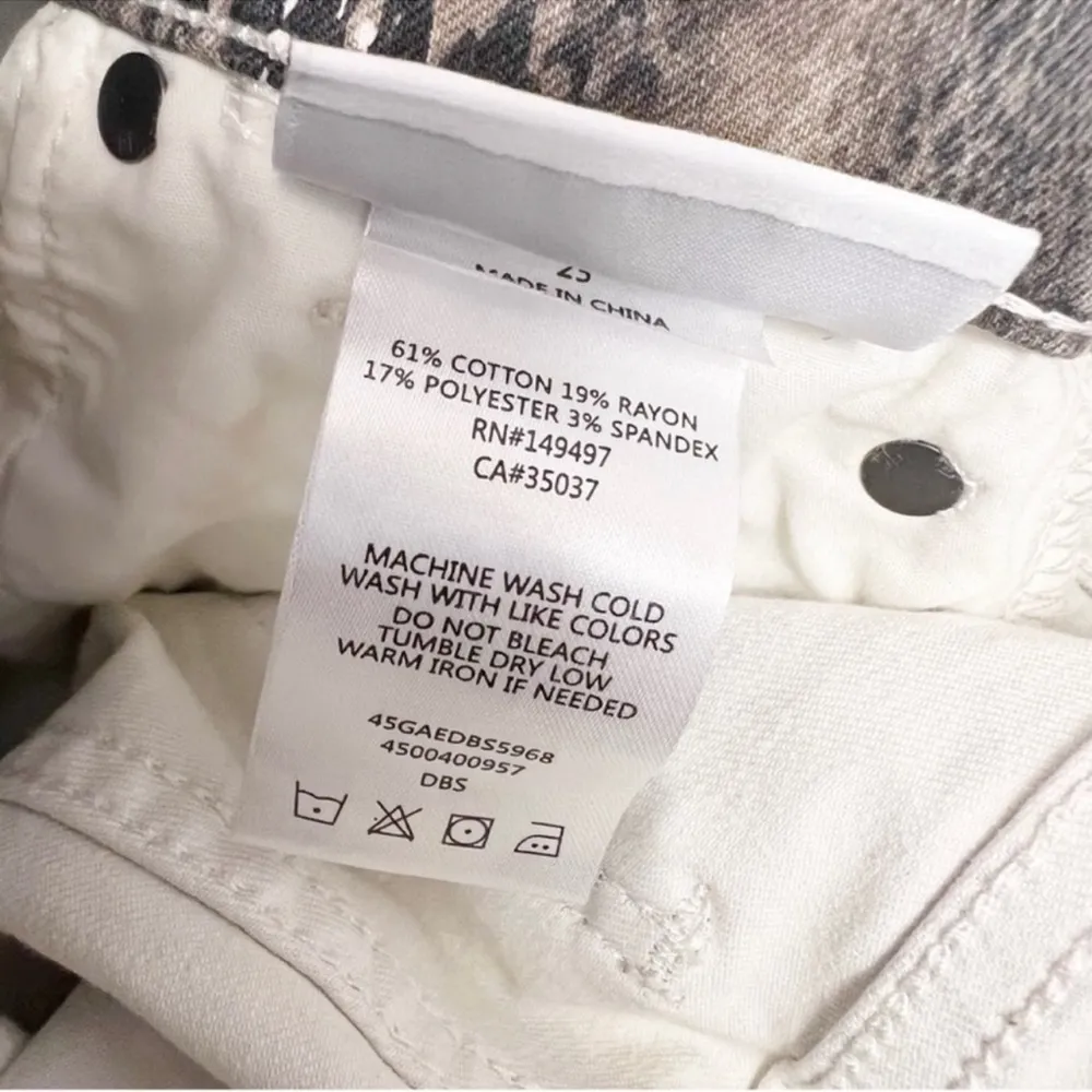 Joe’s Jeans NEW Gray Snakeskin Pattern Jeans Icon Mid Rise Skinny Ankle Size 25 - Image 11