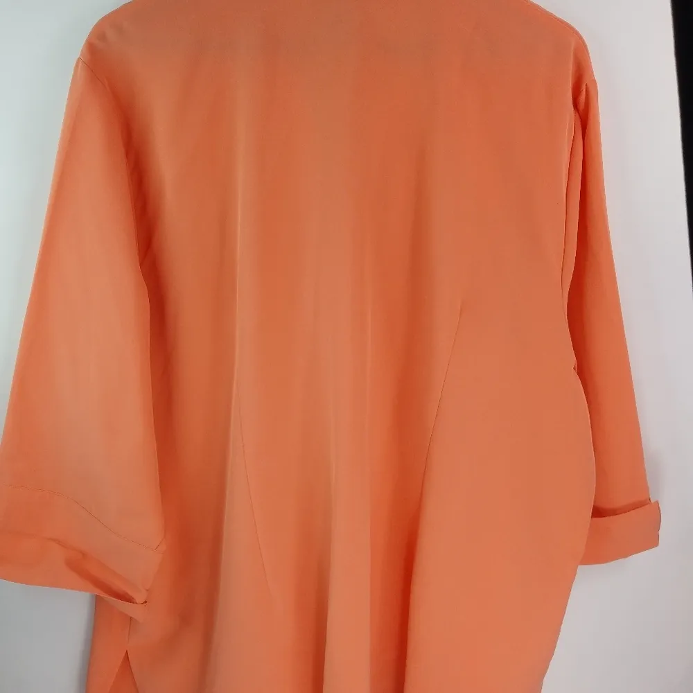 Maggie Barnes 2X Dreamsicle Orange Jeweled Top 2X Plus - Image 8