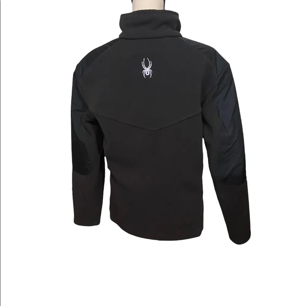 Spyder Black Size 12 Full Zip Fleece Outdoorsy Gorpcore Hiking Camping Jacket. - Image 3
