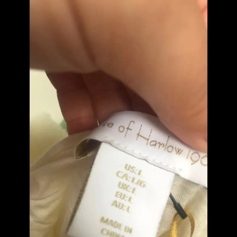 NWT HOUSE OF HARLOW 1960 CREAM KNIT SWEATER MIDI DRESS Size L - Image 4