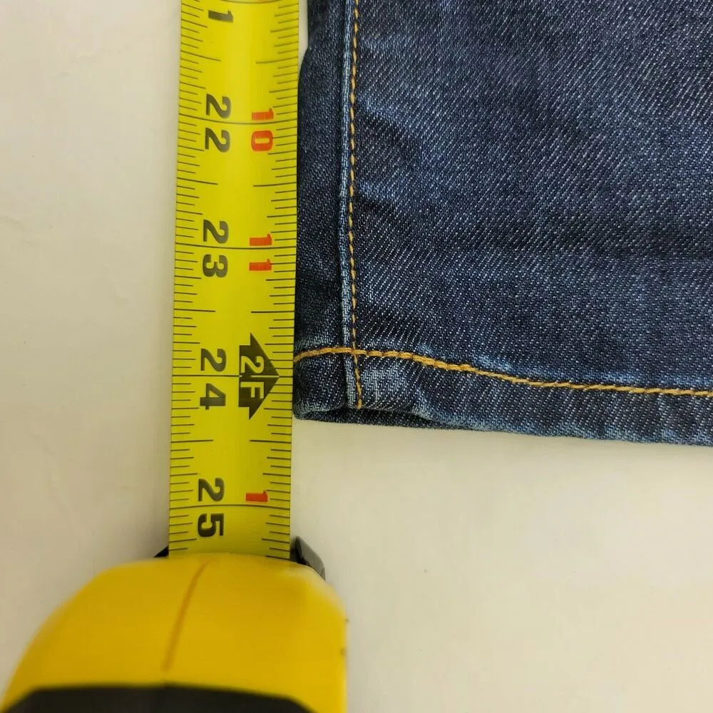 Lucky Brand Jeans Womens 6/28 (32x24) Blue Sweet Jean Crop - Image 8