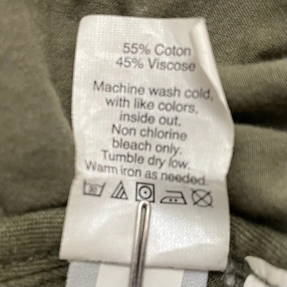 Madewell Classic Pull-On Cotton Shorts Olive Green Women’s Size XS Extra Small - Image 9