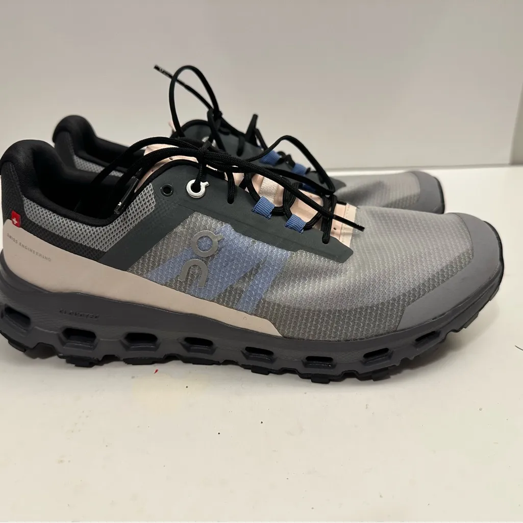 ON Women's Cloudvista 'Alloy Black' Running Sneaker Size 9.5 Gray - Image 2