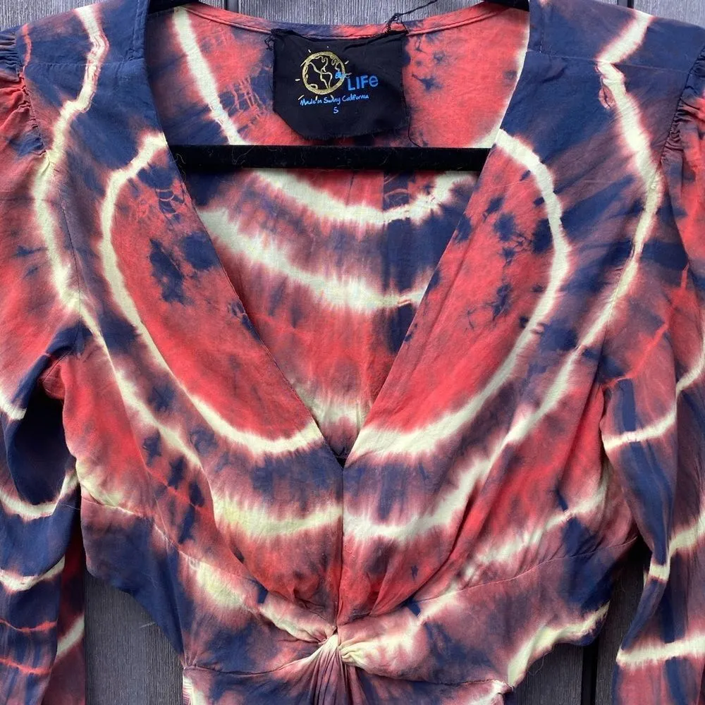 Blue Life Tie-Dye Dress‎ - Image 3