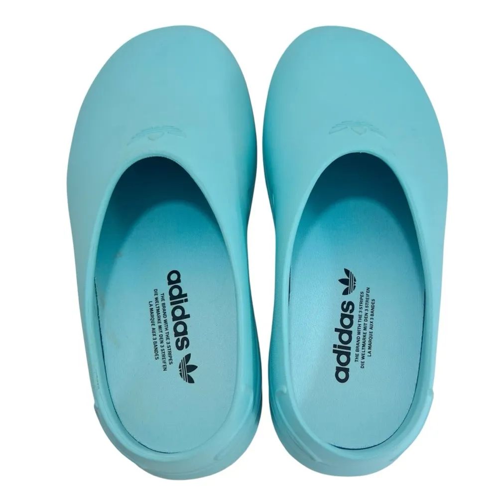 Adidas Adifom Stan Smith Flash Aqua mule slip on - Image 9