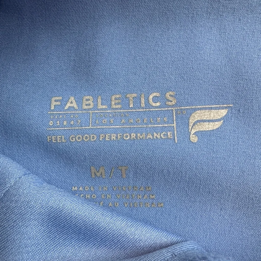 Fabletics Celi Blue Scrub Set- Vital Top & Ion Bottoms- Medium - Image 8