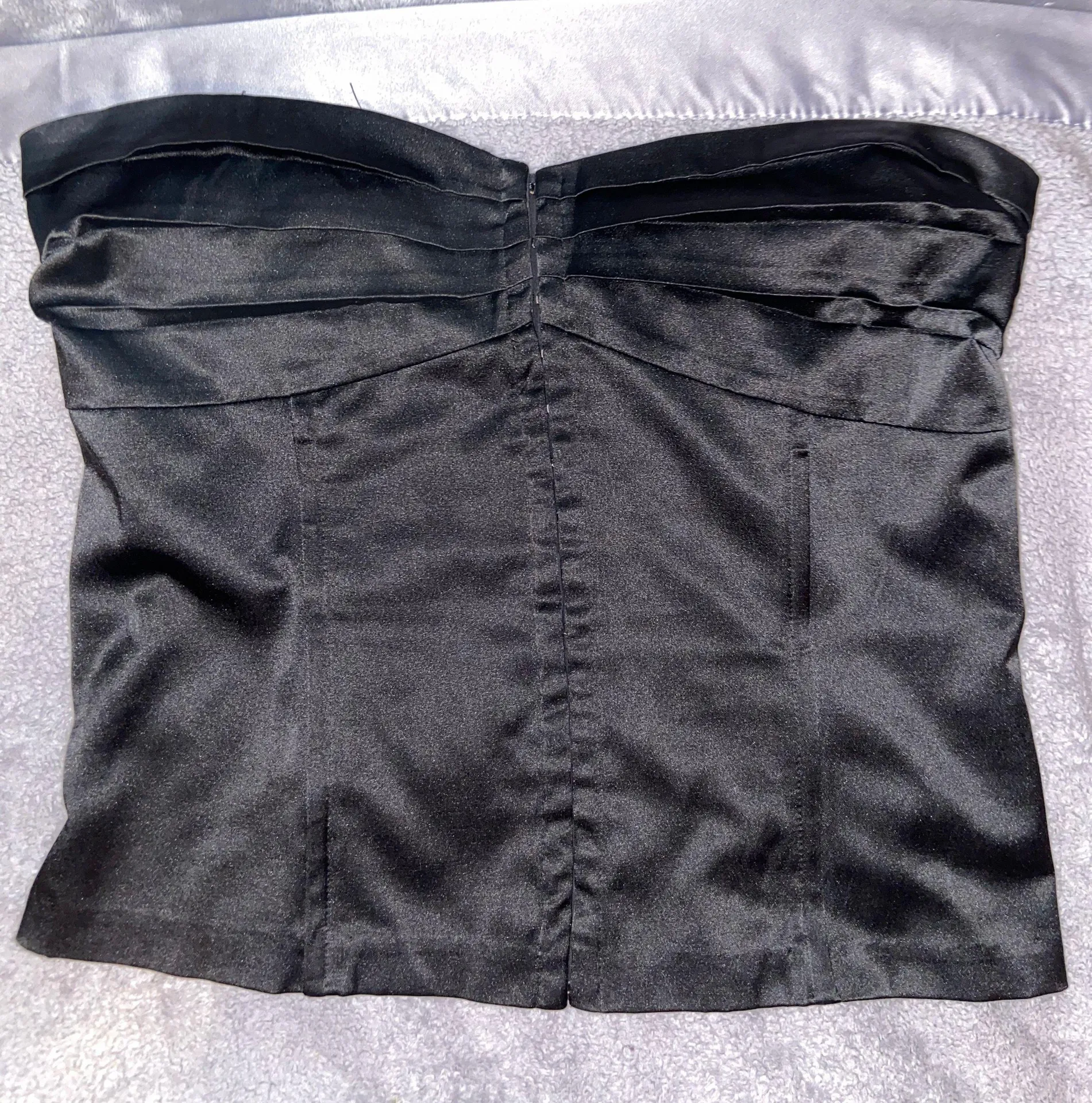 Black Corset Top Size M - Image 3