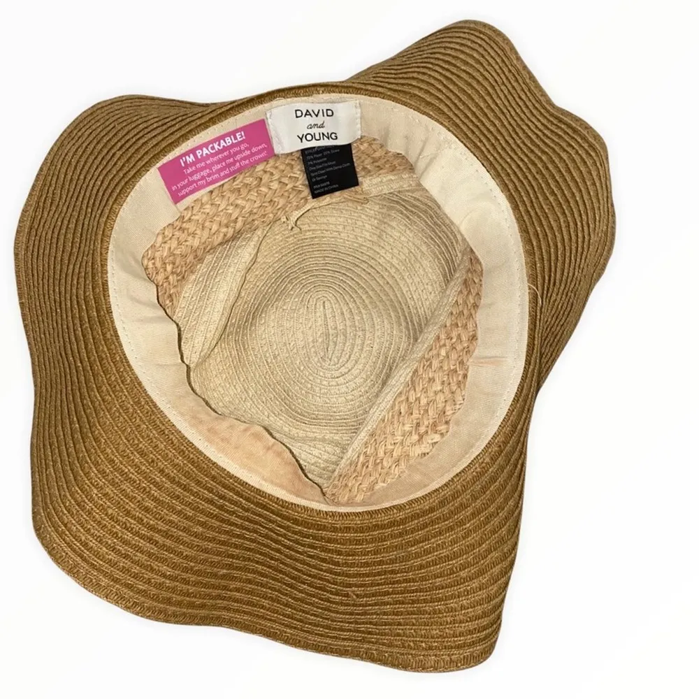 David and Young Packable Straw Hat - Image 4