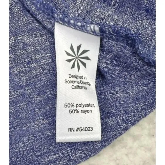 Athleta Pullover Womens Large‎ Blue Long Sleeve Sonoma County Lightweight Top - Image 4