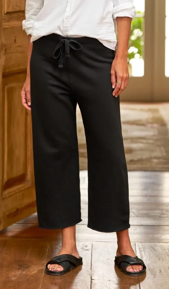 Frank & Eileen CATHERINE 24" Favorite Sweatpants Triple Fleece Black - Image 1