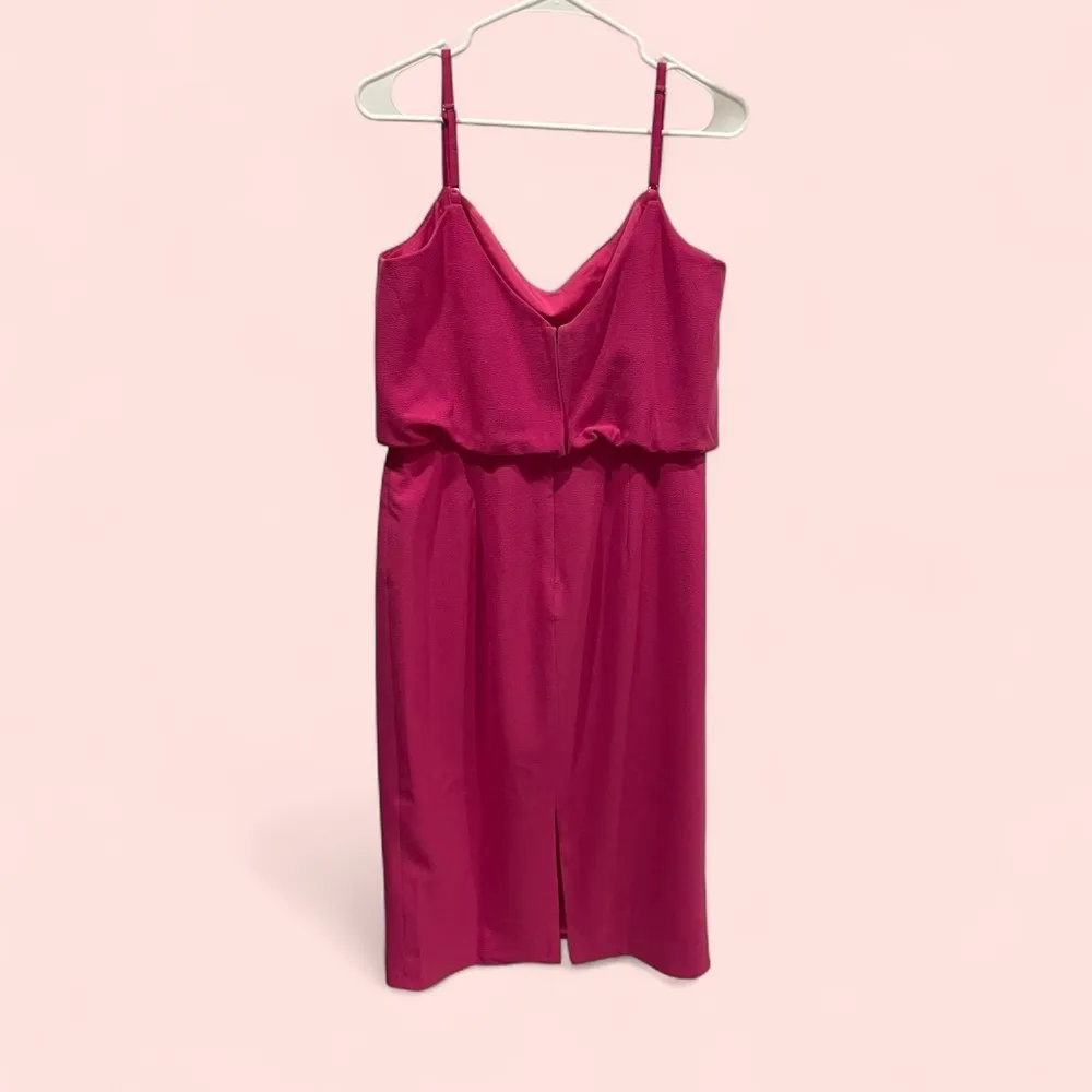 Dress the Population Nordstrom NWT fuchsia Alondra midi dress adjustable straps - Image 2