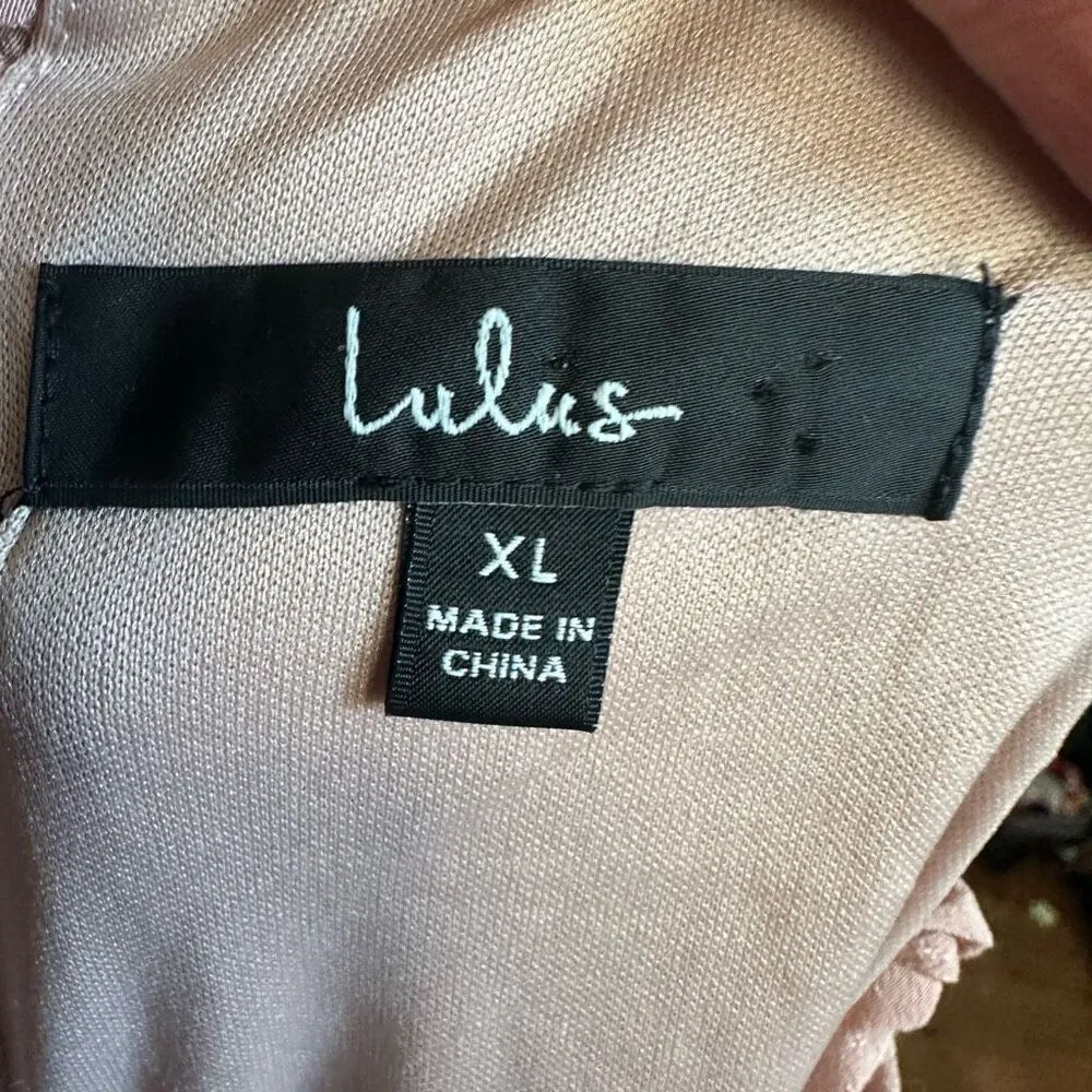 Lulu’s Vacation Days black collared button down XL shirt dress - Image 3