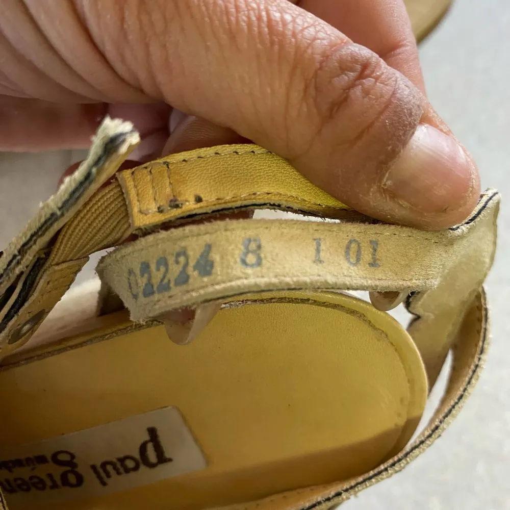 Paul Green Snake Print Studded Leather Espadrille Minimalist Coastal Gra… - Image 11