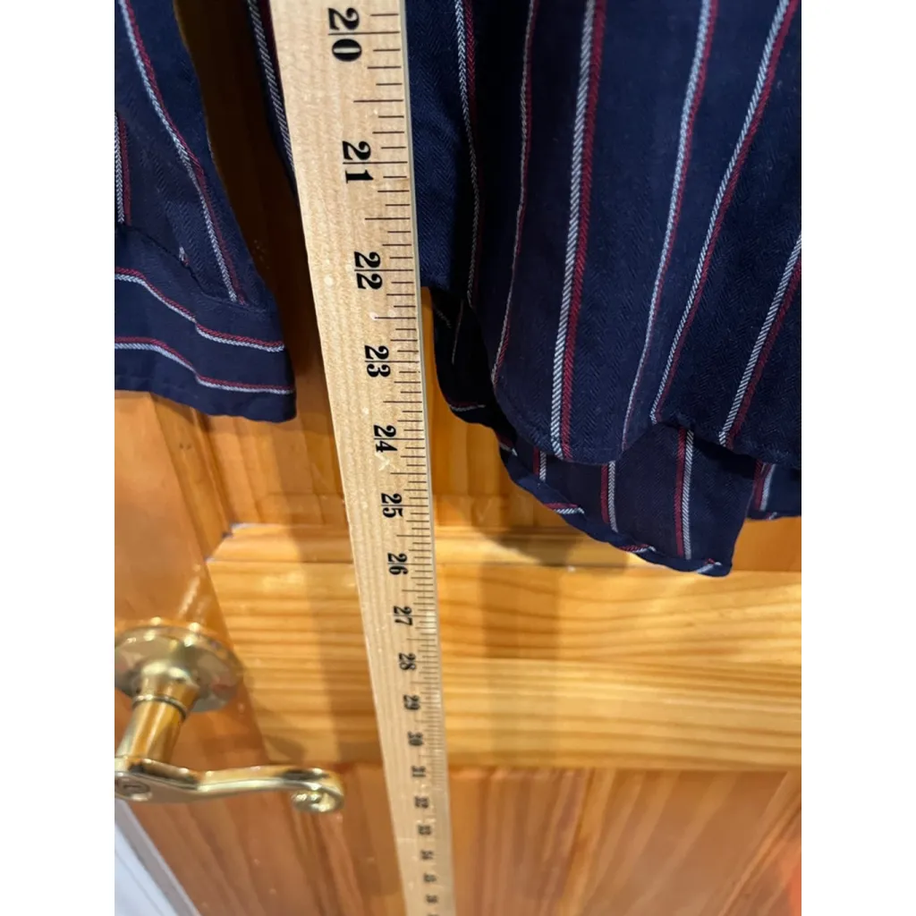 GRAYSON by Frank & Eileen The Hero Navy Striped Button Down Shirt Size XS Blue - Image 5