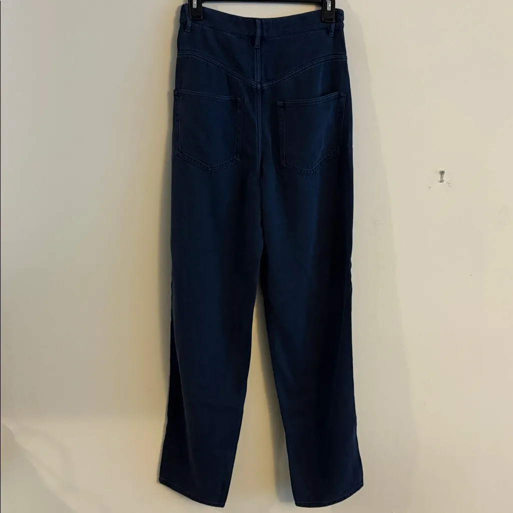 Isabel Marant Etoile Ticosy Trouser Jean FR 34 US 2 Navy Blue - Image 3