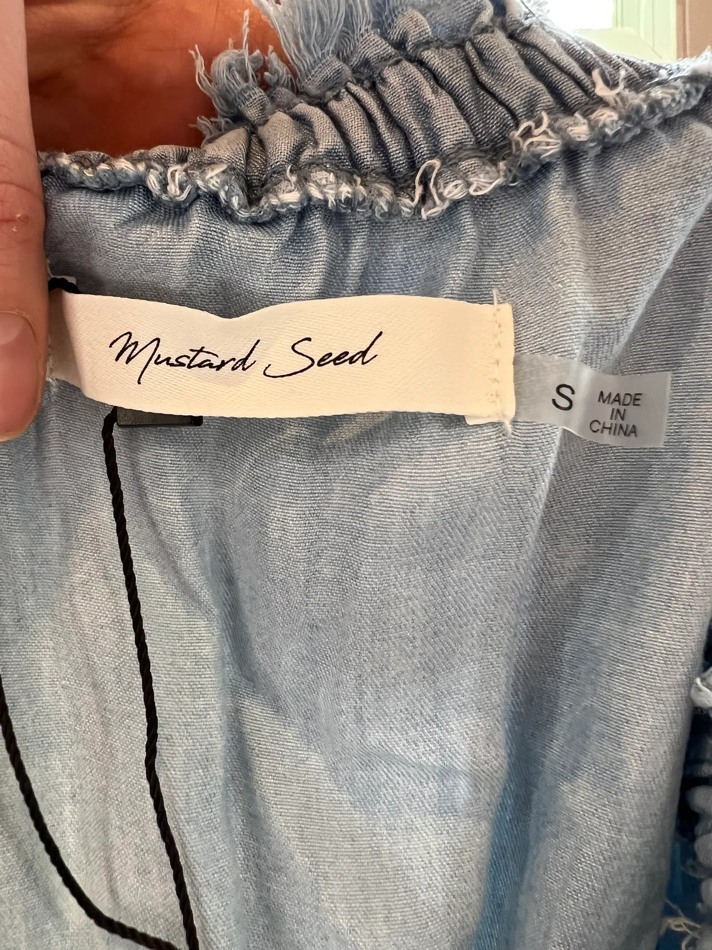 Mustard Seed Denim Romper  - Image 6