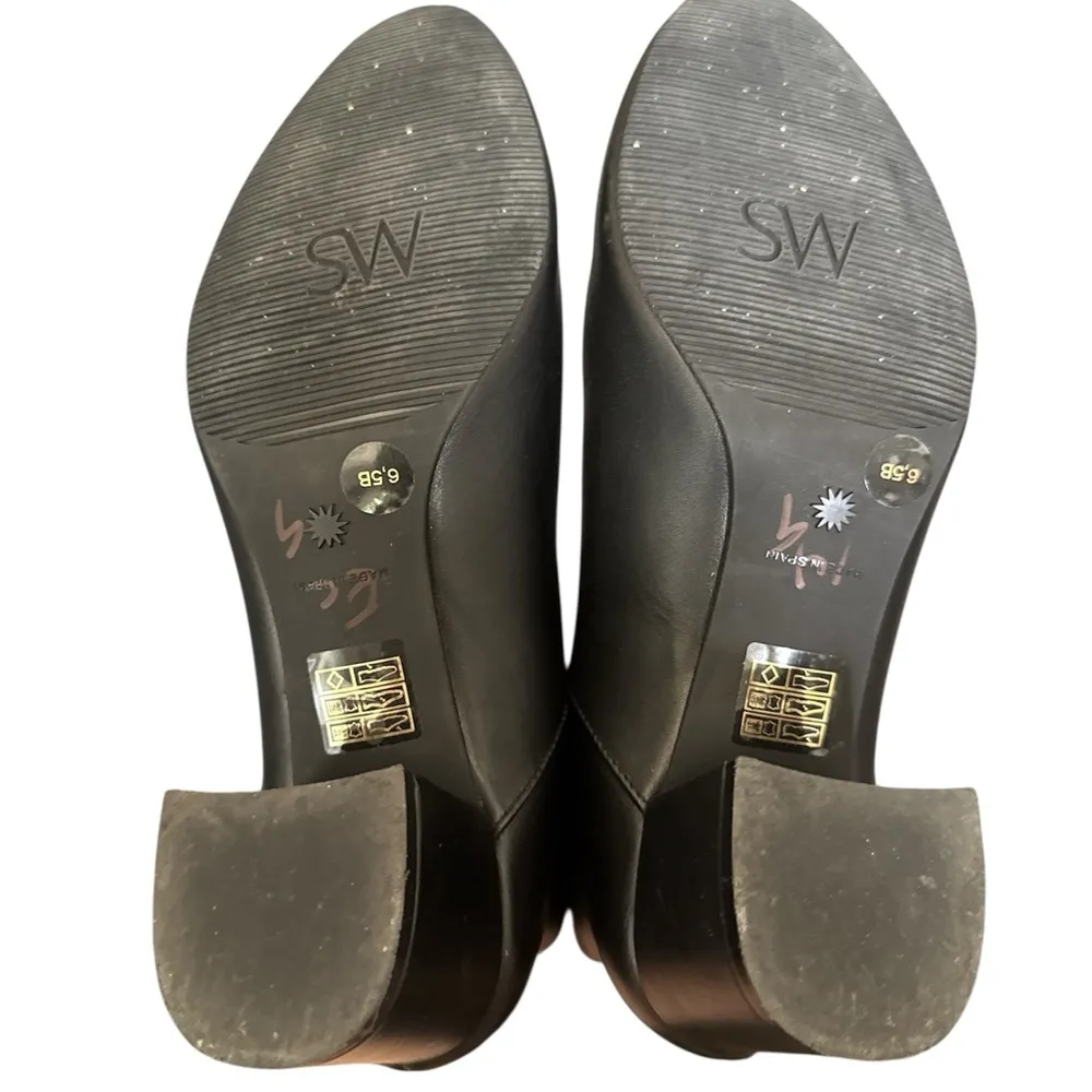 NWOT Stuart Weitzman Yuliana 60 Black Leather Ankle Boots - Image 11