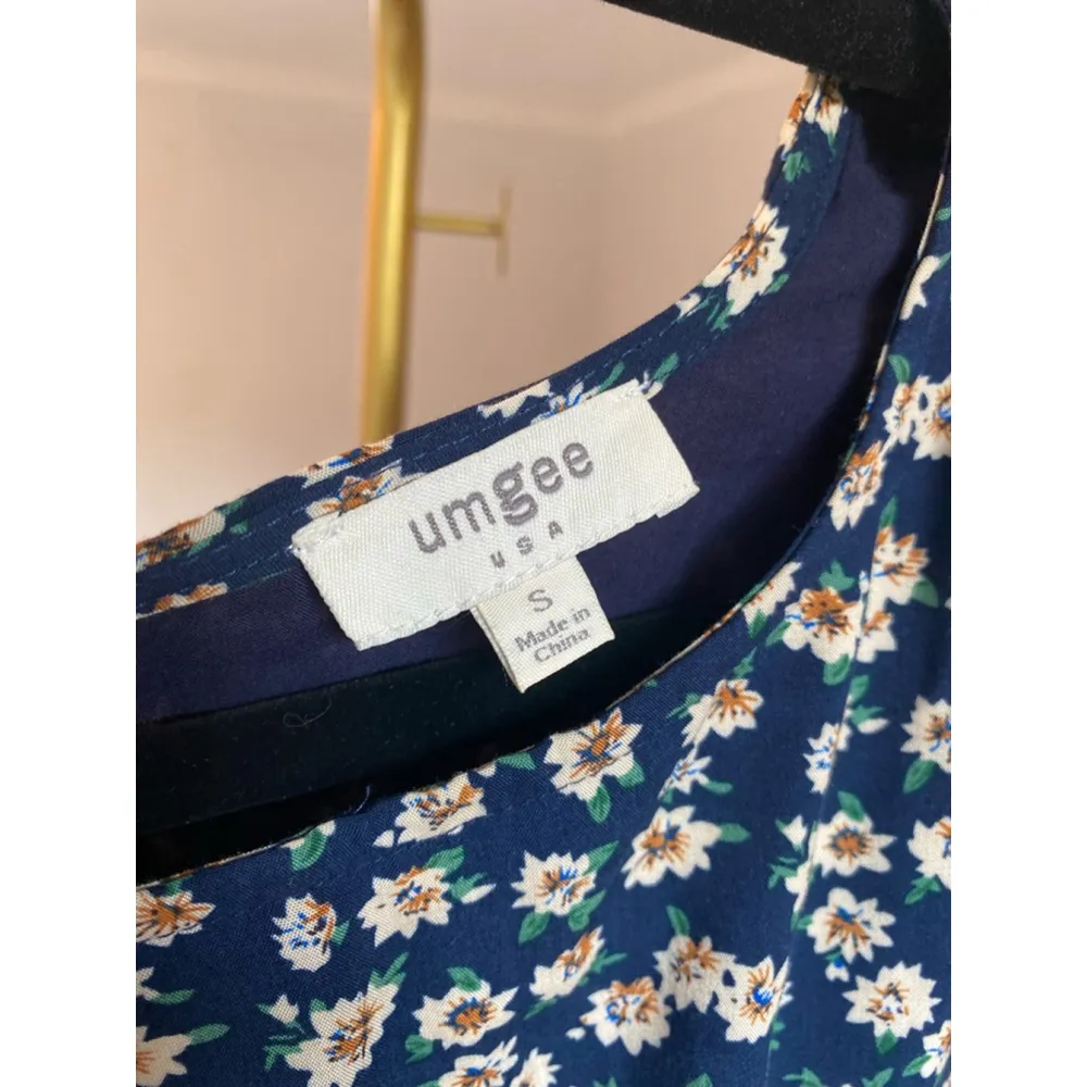 Umgee USA Floral Mini Dress Fit & Flare Cottagecore Spring Summer Boho Garden - Image 7