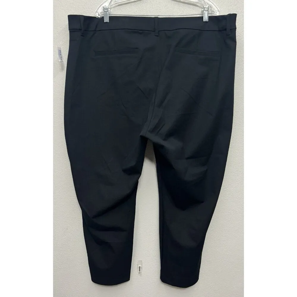 Old Navy Pixie High-Rise Ankle Pants Size 24 Black Dress Office Work Career - Image 2