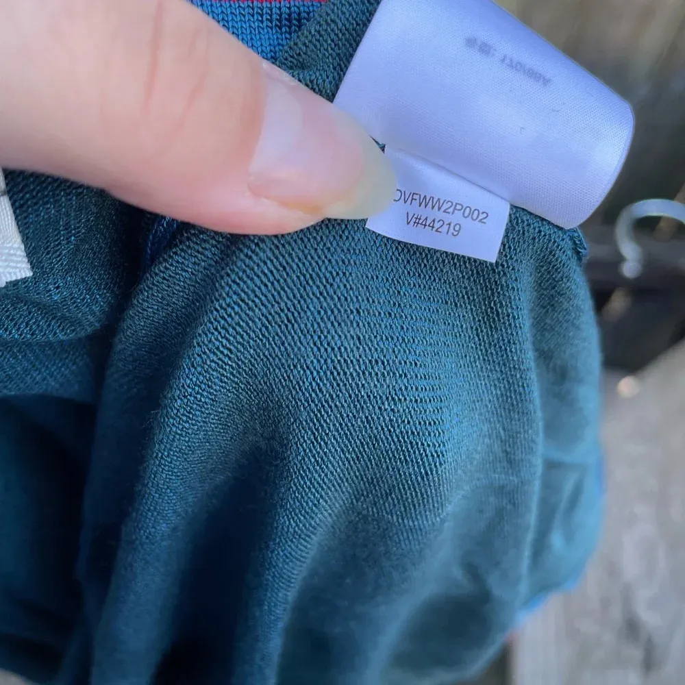 DIANE VON FURSTENBERG TEAL WRAP SWEATER - Image 3