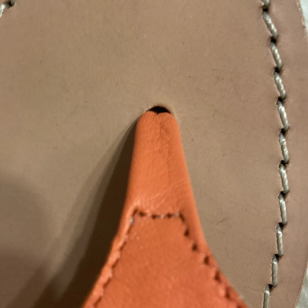 Jack Rogers Sandals size 6M excellent condition color orange /design see photos - Image 7